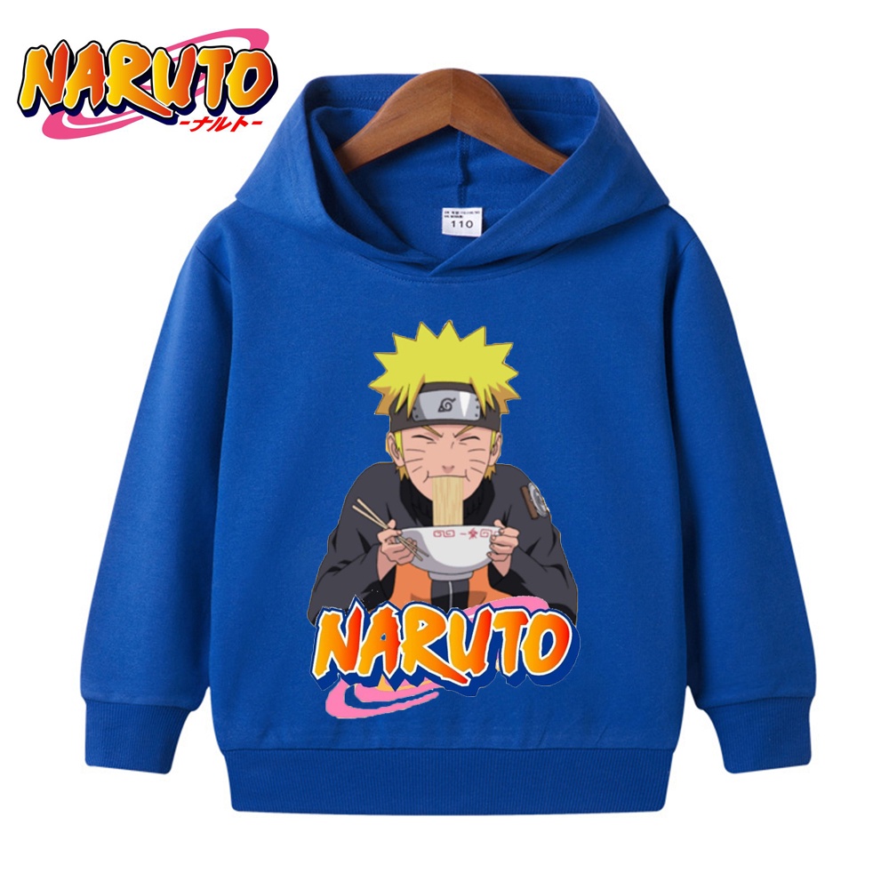 Áo hoodie In Hình naruto Thời Trang Mùa Thu 2023 Dành Cho Bé Trai 4t-14 Tuổi