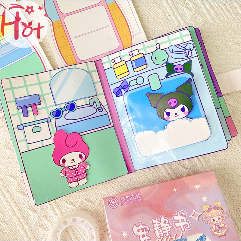 Jr Bộ Đồ Chơi Xếp Hình sanrio kuromi Dễ Thương diy