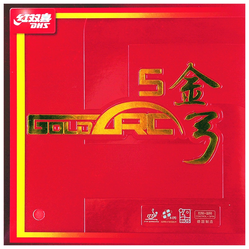 Bộ 5 Quả Bóng Bàn dhs goldarc 5 dhs Chất Lượng Cao