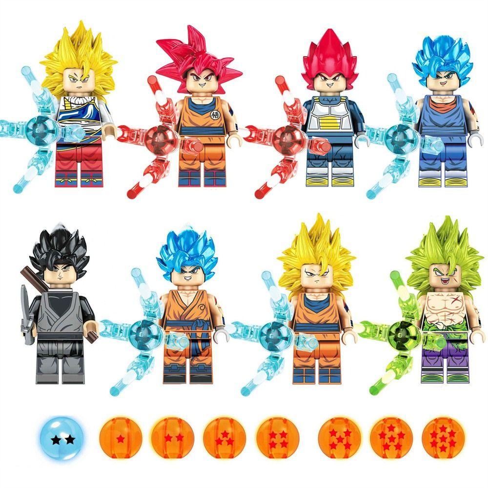 Rebuy Khối Đồ Chơi Búp Bê Hình son goku Phân Phối Viên Ngọc Rồng Cổ Điển mini Làm Quà Tặng Sinh Nhật Cho Bé