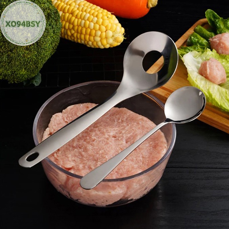 Xo94bsy Khuôn Làm Thịt Viên Bằng Thép Không Gỉ Tiện Dụng Cho Nhà Bếp vn