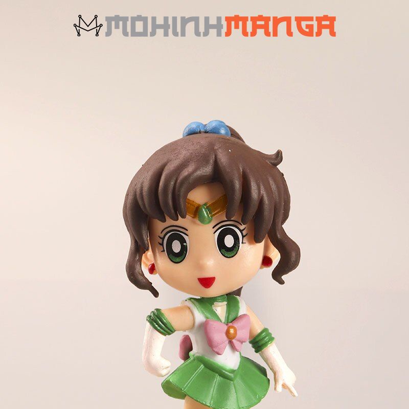 Mô hình chibi 5 nhân vật thủy thủ mặt trăng Sailor Moon Usagi Ami Rei Makoto Minako Mamoru Setsuna Michiru Haruka