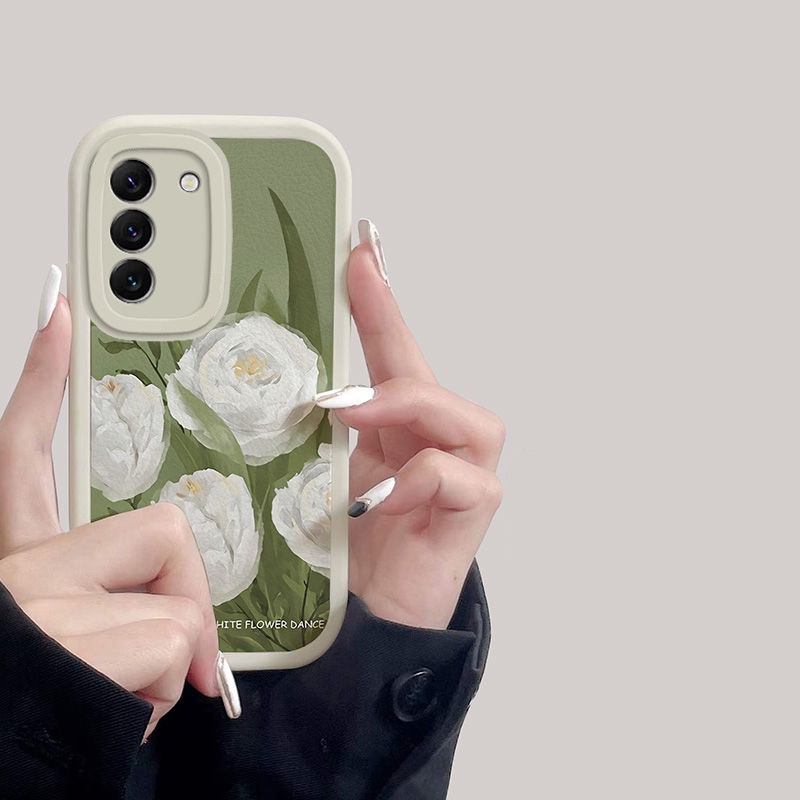 Bao Da Điện Thoại tpu Silicon Hình Hoa 3d Cho samsung galaxy s23 ultra s22 s21 plus s20 s21 fe note 20 ultra Ốp