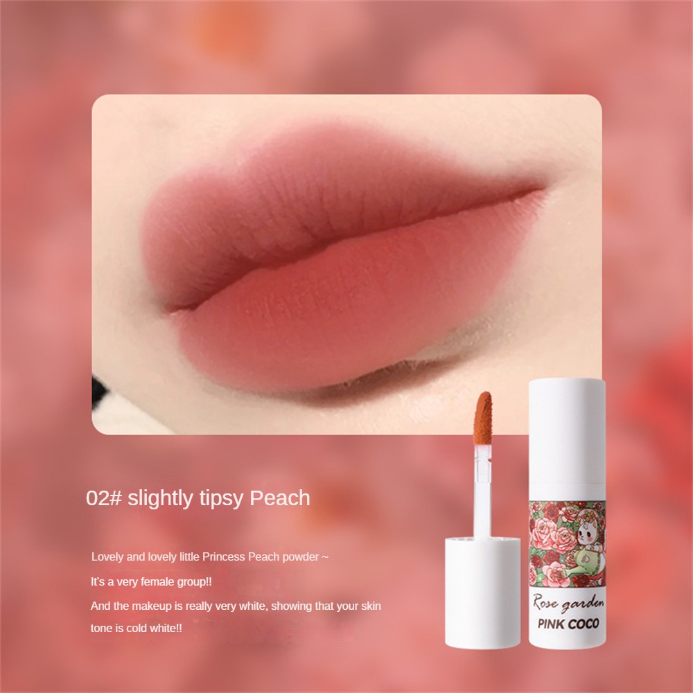 Pink Coco Son Kem Màu Lì Mềm Mịn Làm Trắng Môi