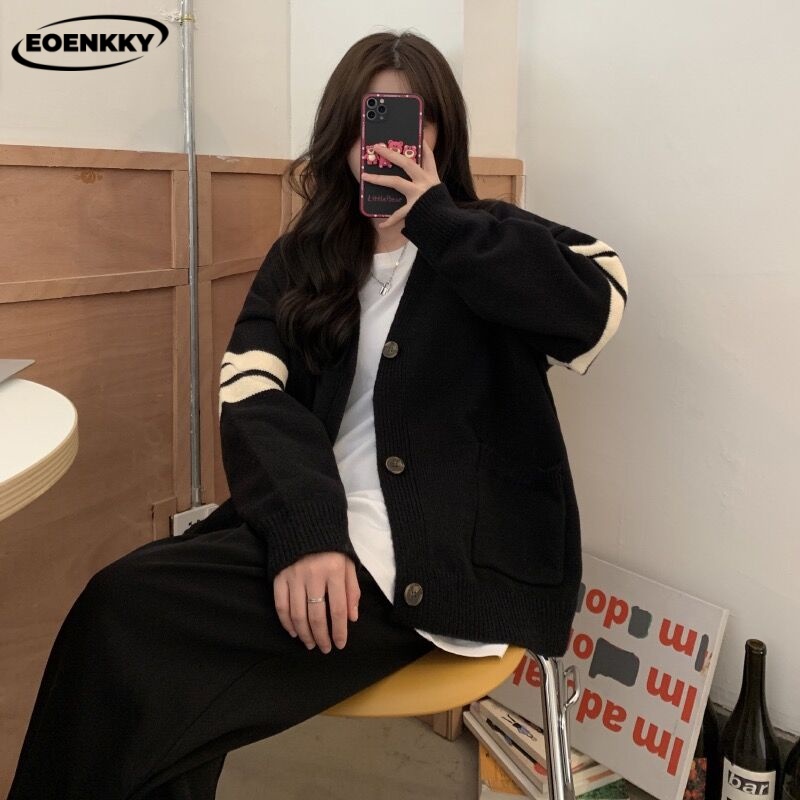 EOENKKY Áo Len áo khoác cardigan  Thời trang hàn quốc Phong cách Đẹp Thời trang Hàn Quốc WMY239076L 37Z230915