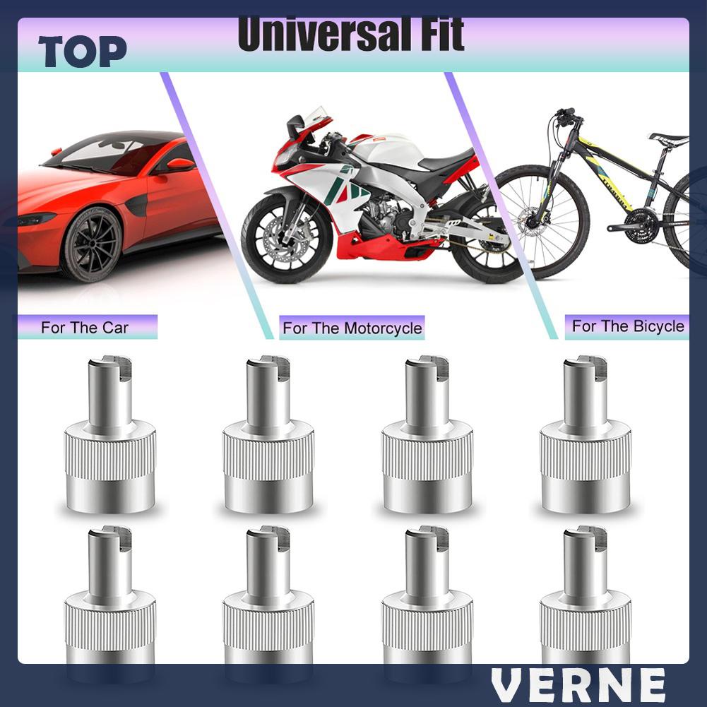 Bộ 8 Nắp Van Bánh Xe Hơi Có Rãnh Chống Rò Rỉ