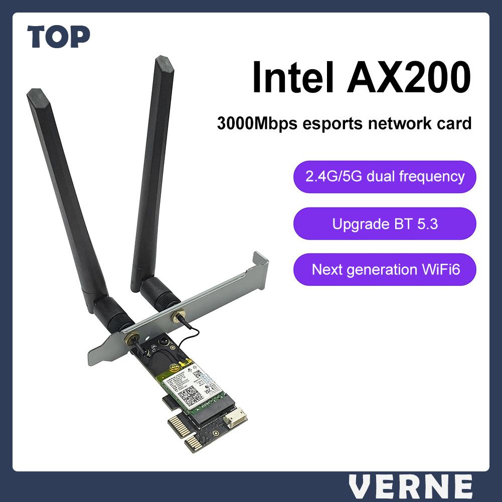 Thẻ Mạng wifi 6E Pci-E 2.4g / 5.8g / 6ghz bluetooth 5.3Ghz