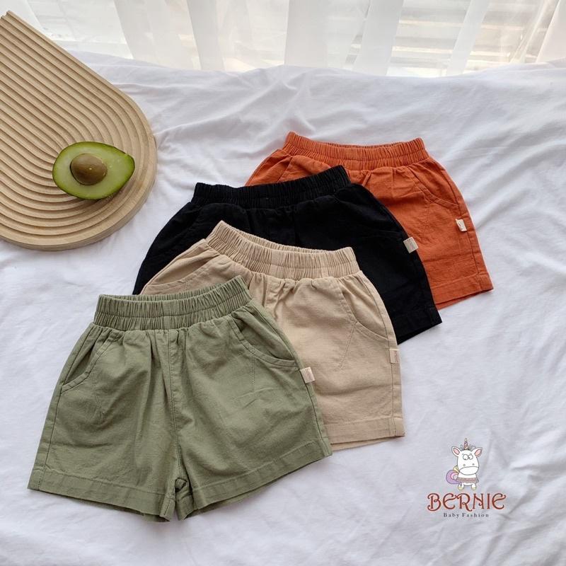 QUẦN SOOC LINEN UNISEX SIÊU ĐẸP CHO BÉ