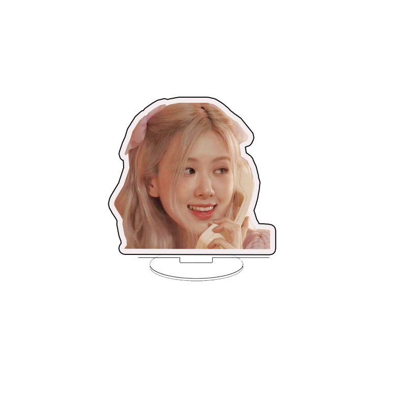 Giá Đỡ Acrylic Mini Hình Ngôi Sao Kpop BLACKPINK Hoa Hồng Trang Trí Bàn Làm Việc ANISHOP