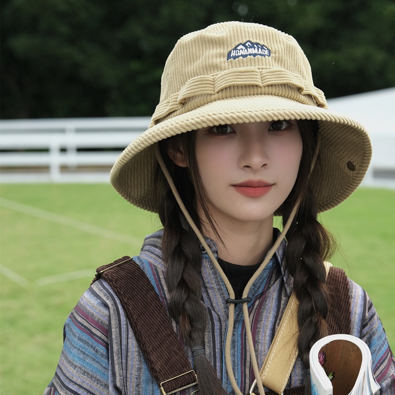 Mũ bucket Nhung Dày Thời Trang Thu Đông Xinh Xắn Cho Nữ