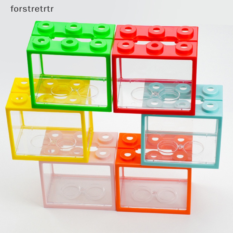 Forstretr Bể Cá mini Có Đèn led Trang Trí Nhà Ở / Văn Phòng