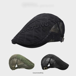 Mũ beret Vải cotton Thêu Họa Tiết Thời Trang Cho Đàn Ông Trung Niên