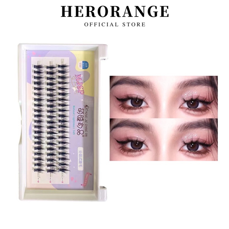 Lông mi giả herorange 9-12mm dạng chùm dùng hóa trang nhân vật hoạt hình Little Devil Barbie