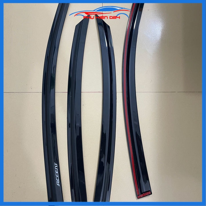 Vè mưa Accent 2018-2023 vè đen che mưa bảo vệ trang trí xe