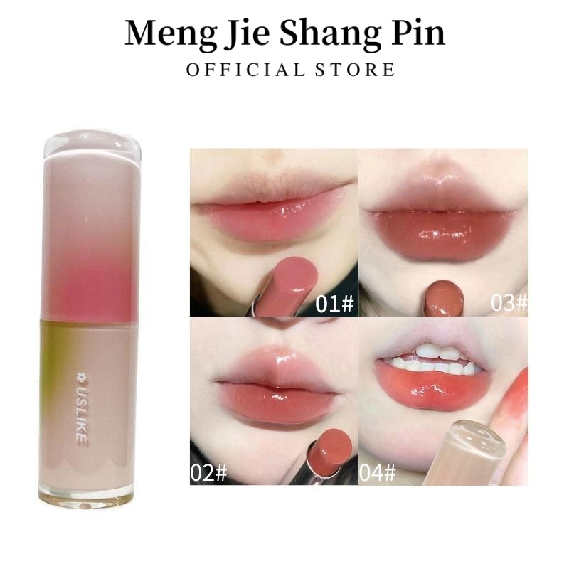 Son Bóng USLIKE 8 Màu Hiệu Ứng Gương Lâu Trôi Dưỡng Ẩm Sắc Tùy Chọn Ẩm Lâu Trôi Không Dễ Phai