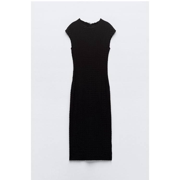 Zara Đầm Dài Sát Nách Cổ Tròn Dáng Ôm Thời Trang Mùa Hè 233644311