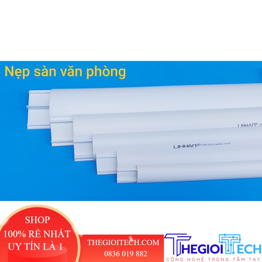 Nẹp sàn văn phòng, nẹp bán nguyệt Lihhan - Nẹp sàn 35x15