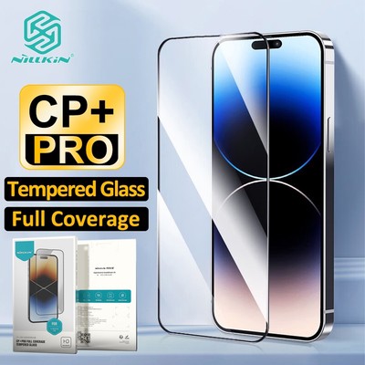 Kính cường lực chống cháy nổ Nillkin 9H cho iPhone 15 Pro Max 14 / 13 / 12 / 11 Pro 17e / 16e Bảo vệ màn hình chống chói toàn diện