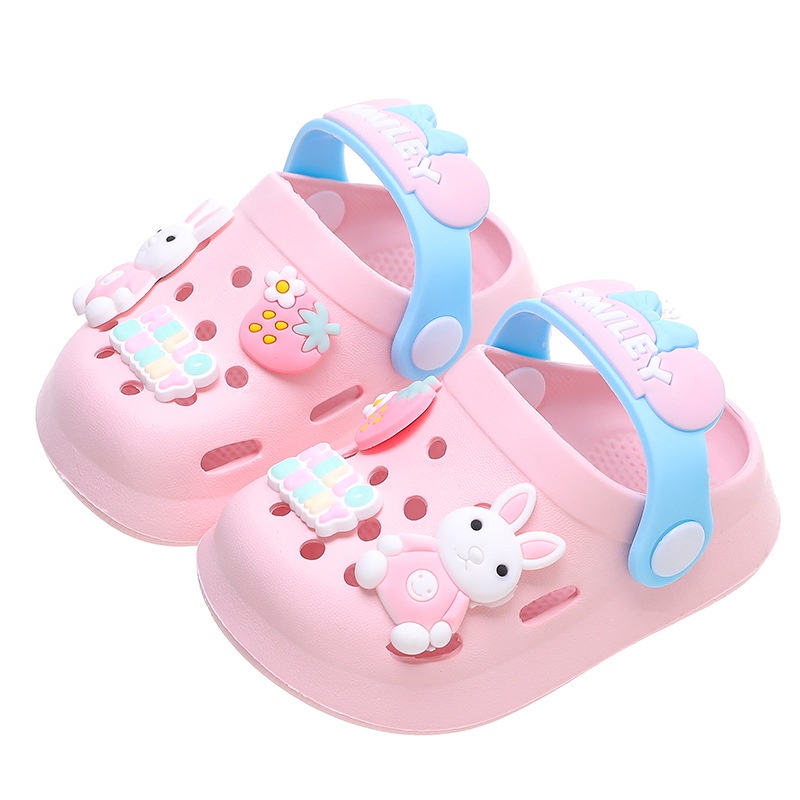 Giày sandal Không Trơn Thoải Mái In Họa Tiết Hoạt Hình Dễ Thương Phù Hợp Với Bé Trai / Bé Gái