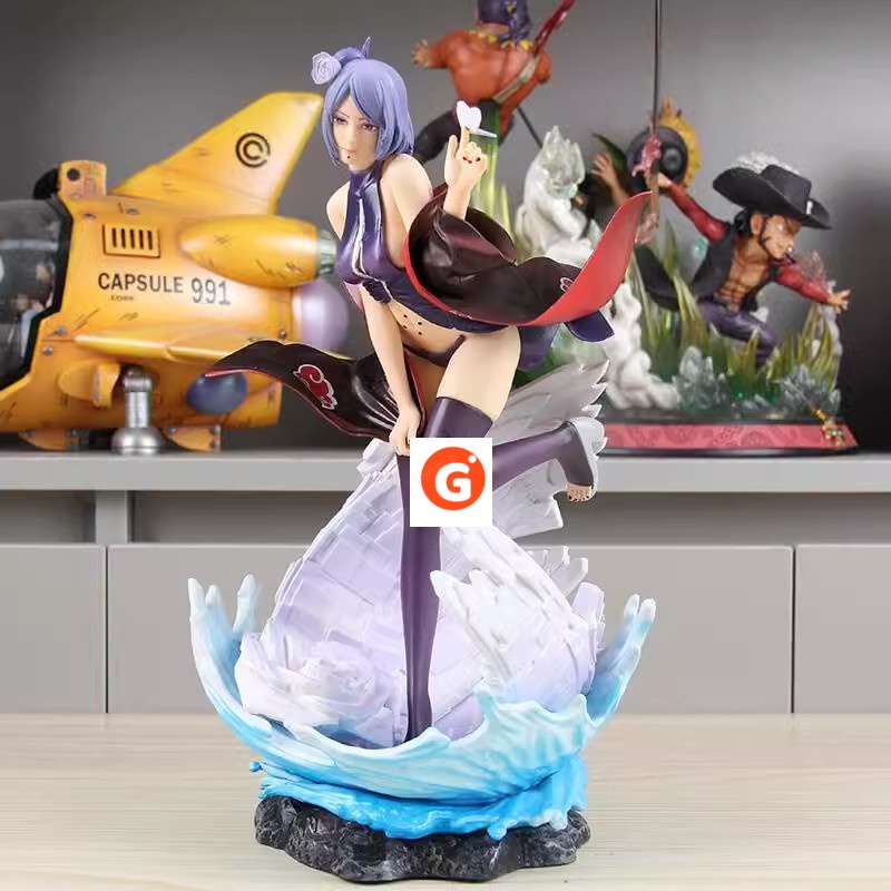 Mô Hình Nhân Vật akatsuki Trong naruto shippuden konan konan Cao 28cm