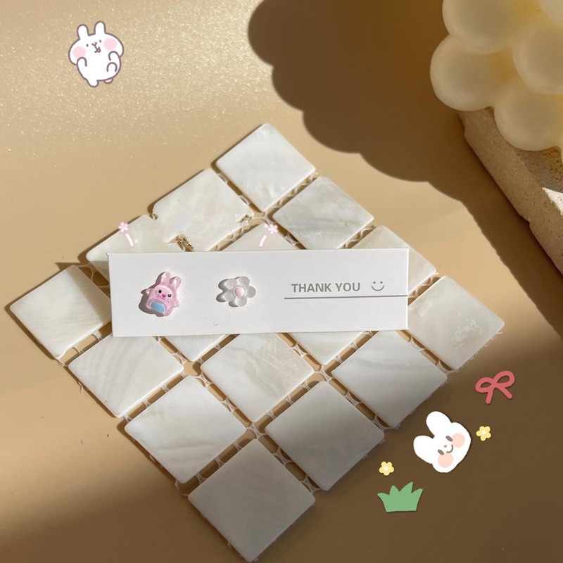 Bông Tai Hoạt Hình Gấu Thỏ Chim Cánh Cụt Cho Nữ