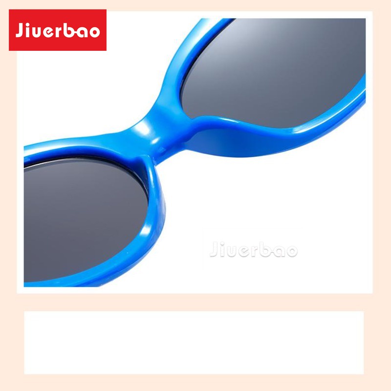 Thời Trang Kính Mát Hình oval Nhỏ Phong Cách Đường Phố Chống Tia uv Dành Cho Bé Trai Và Bé Gái 58-11 - 122