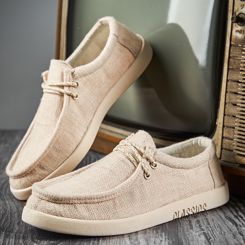 Giày Lười Cao Su Chống Trượt Cho Nam