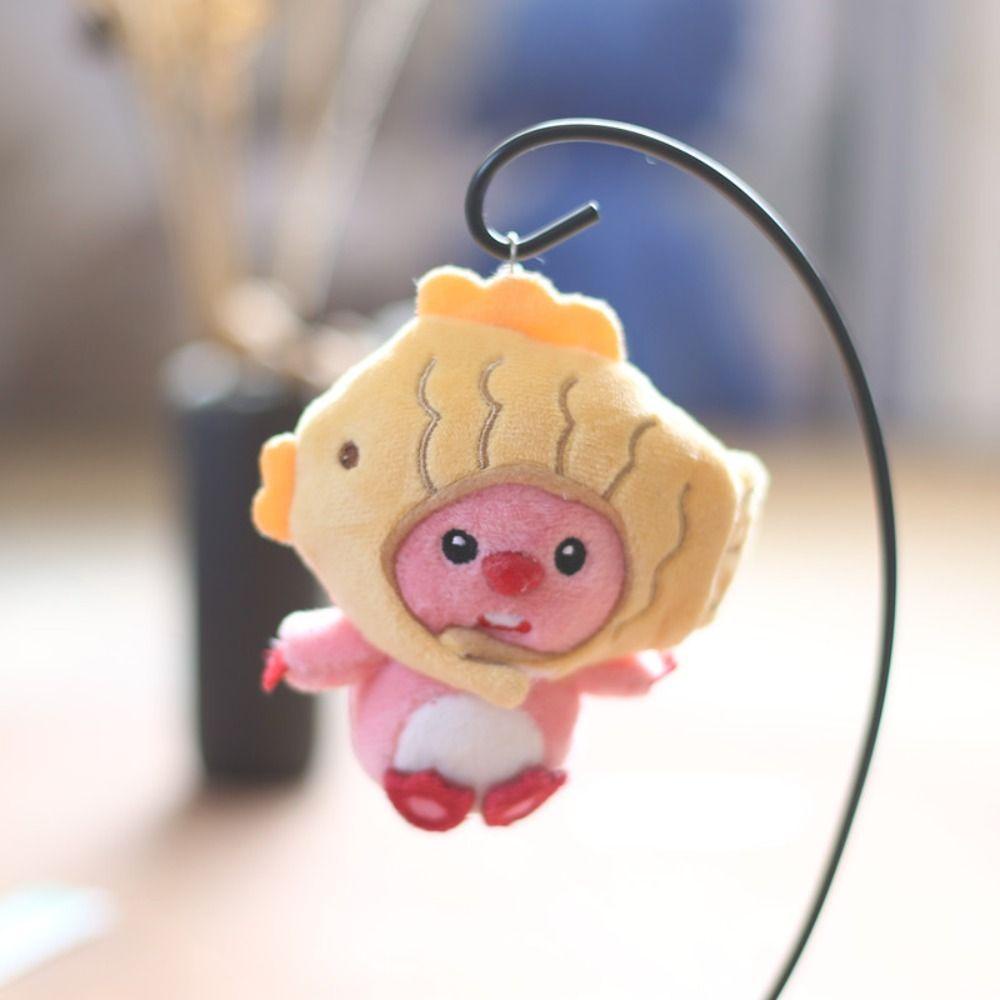 Shanrong Móc Chìa Khóa Nhồi Bông Mềm Mại Họa Tiết Hoạt Hình taiyaki beaver loopy Dễ Thương