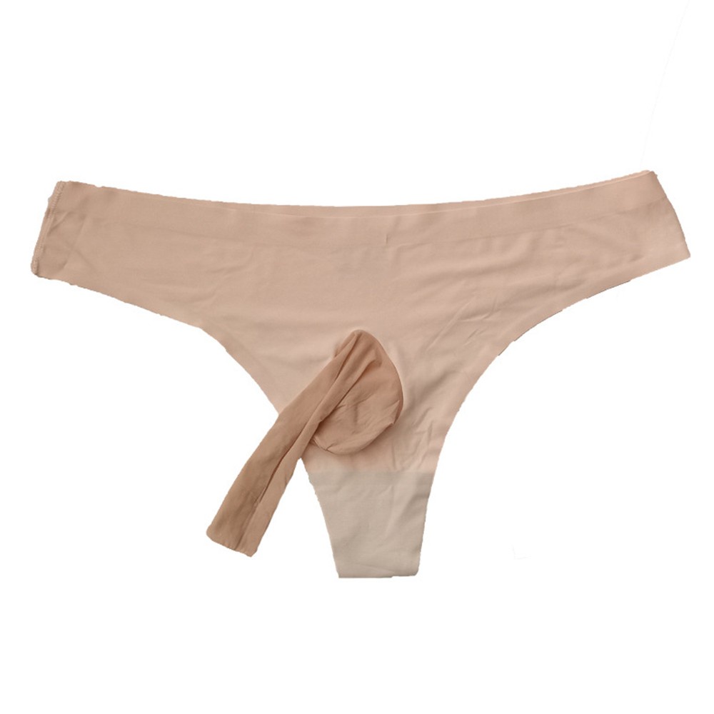 Quần Lót Lụa Lạnh Không Đường May Thoáng Khí Cho Nam