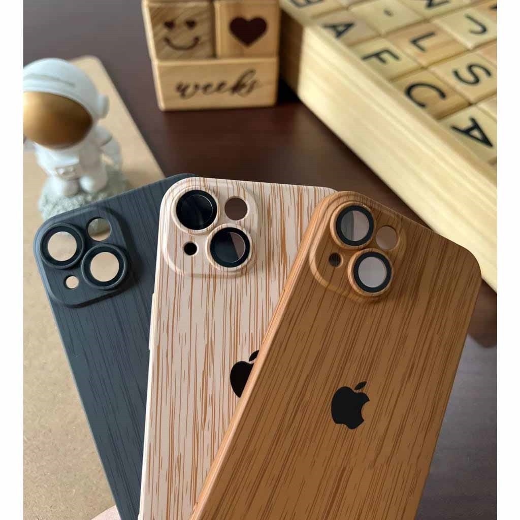 Vỏ mềm Gỗ sồi Bảo vệ Camera cho IPHONE IPHONE 15 PROMAX 15 PRO 15 PLUS 14 PRO 14 PLUS 14 PLUS 14 Vỏ 