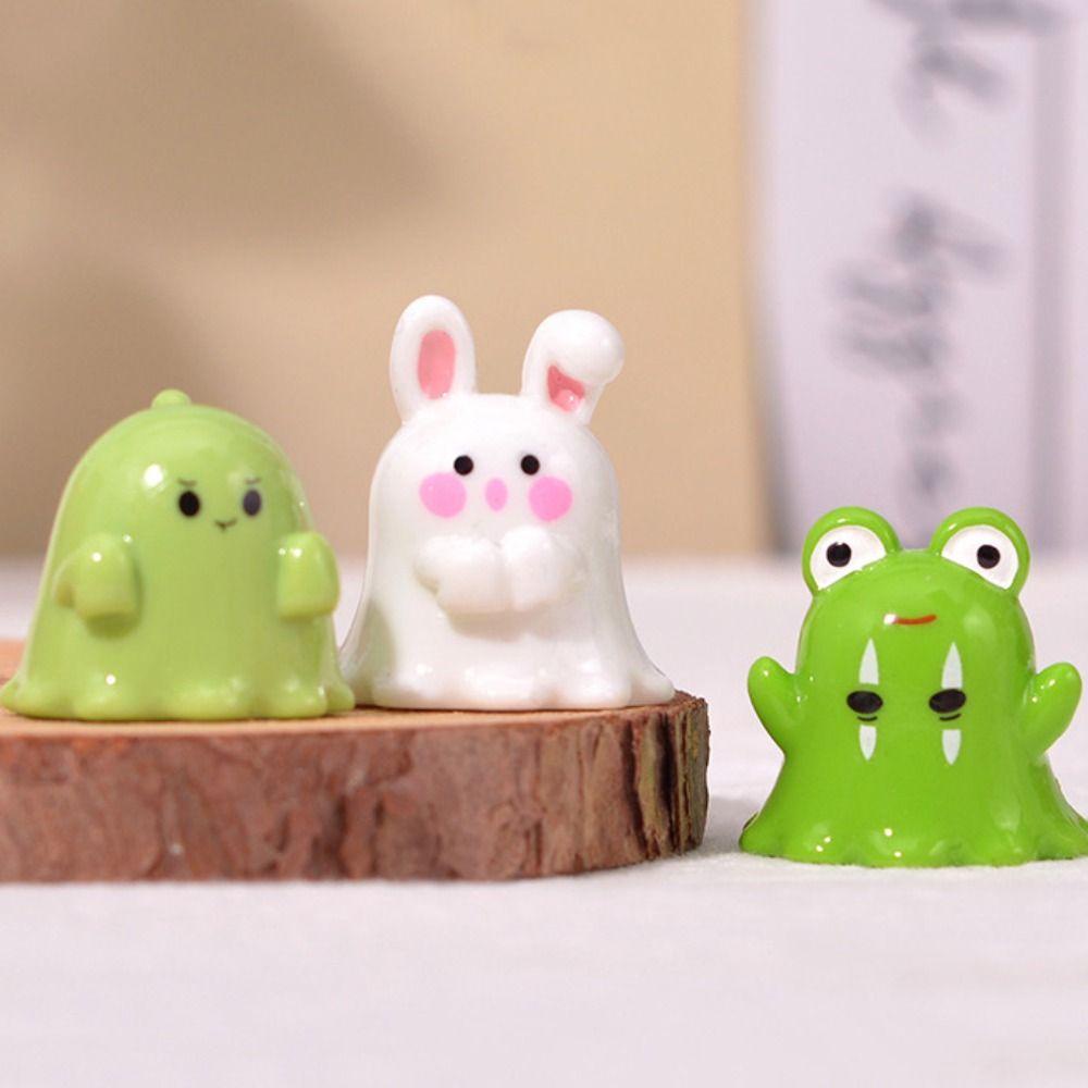 Mmluck Tượng Nhỏ Hình Con Heo Ma Thỏ Ma Trang Trí halloween Vui Nhộn