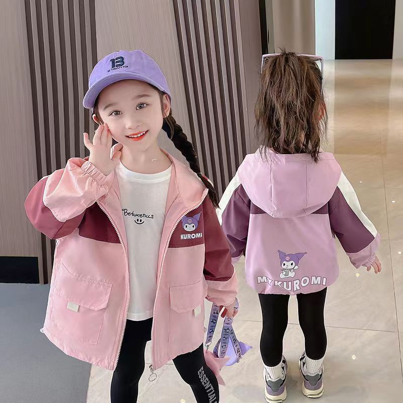 Gmn Áo Khoác Gió Phong Cách Phương Tây Thời Trang Xuân Thu 2023 Cho Bé Gái