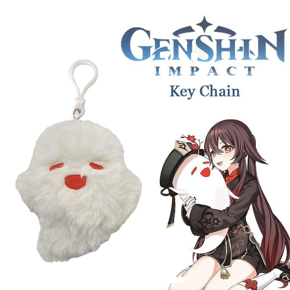Móc Chìa Khóa Hình Búp Bê shanrong hutao Túi Đựng Chìa Khóa Xe Hơi charms genshin impact Nhồi Bông Độc Đáo Cho Nữ