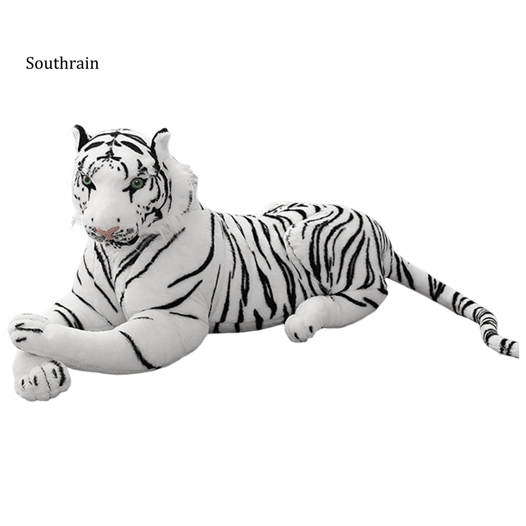 Thú Nhồi Bông Hình Con Hổ Mềm Mại Màu Sắc Tươi Sáng Trang Trí Phòng Ngủ Cho Bé