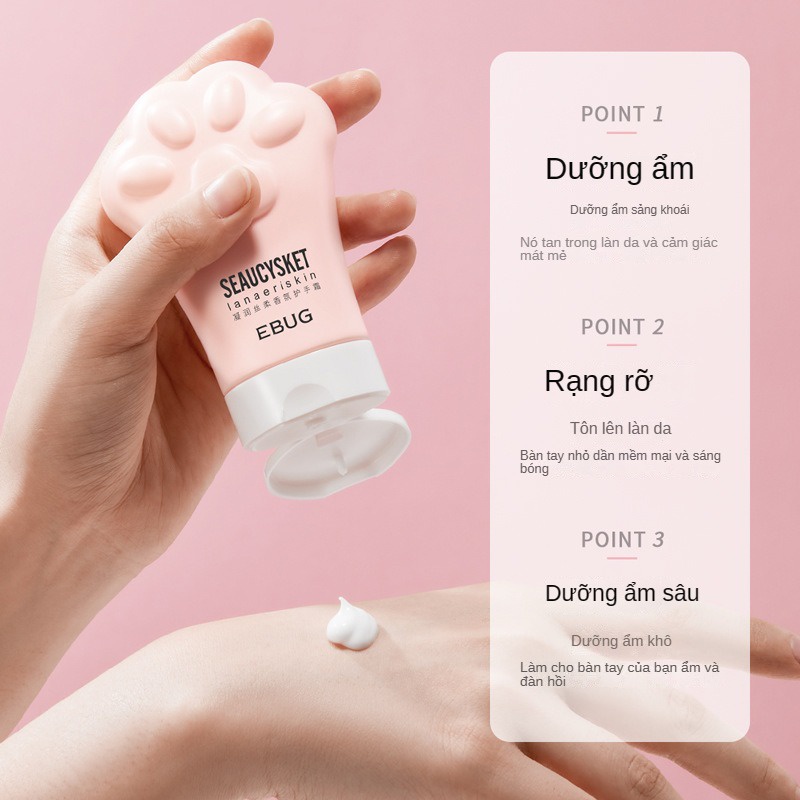 Kem Dưỡng Da Tay Chiết Xuất Chân Mèo 80g Dưỡng Ẩm Và Tái Tạo Làn Da