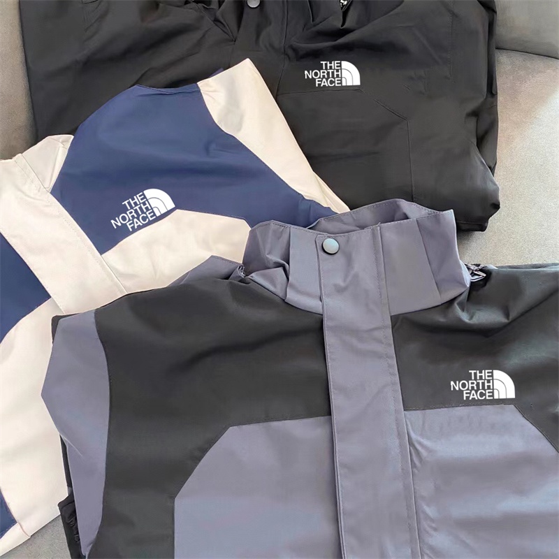 Áo Khoác Thể Thao Nhẹ Thoáng Khí Có Mũ Trùm Chống Thấm Nước the north face Cho Nam