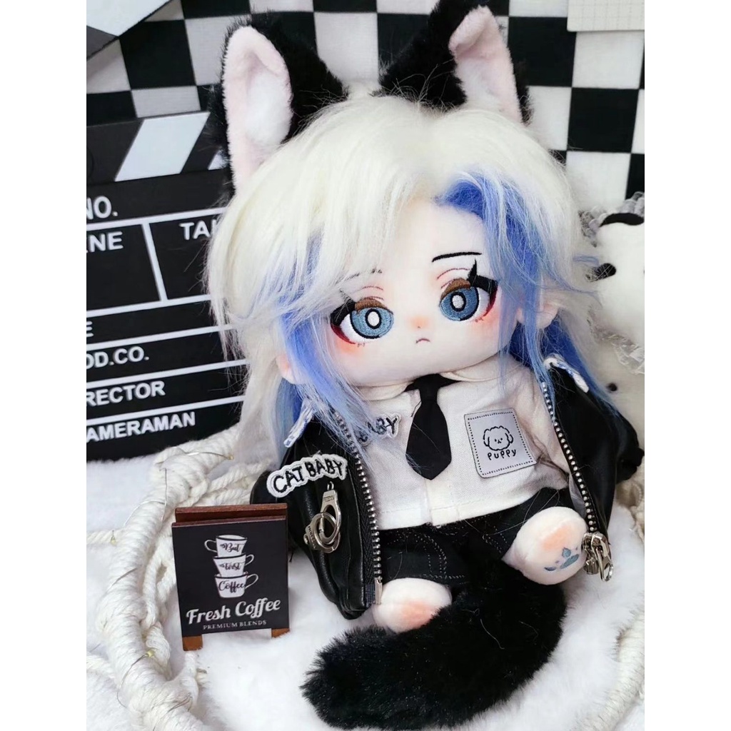 Búp Bê Nhồi Bông cotton 20cm Hình Hoa Hồng king / king / Chéo Màu Xanh Dương Hóa Trang Nhân Vật anime one piece