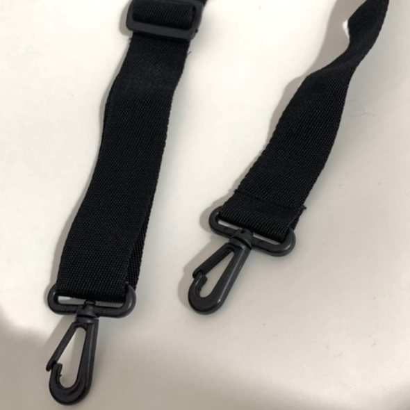 Dây đeo dự phòng cho túi xách balo màu đen vải dù móc nhựa cứng