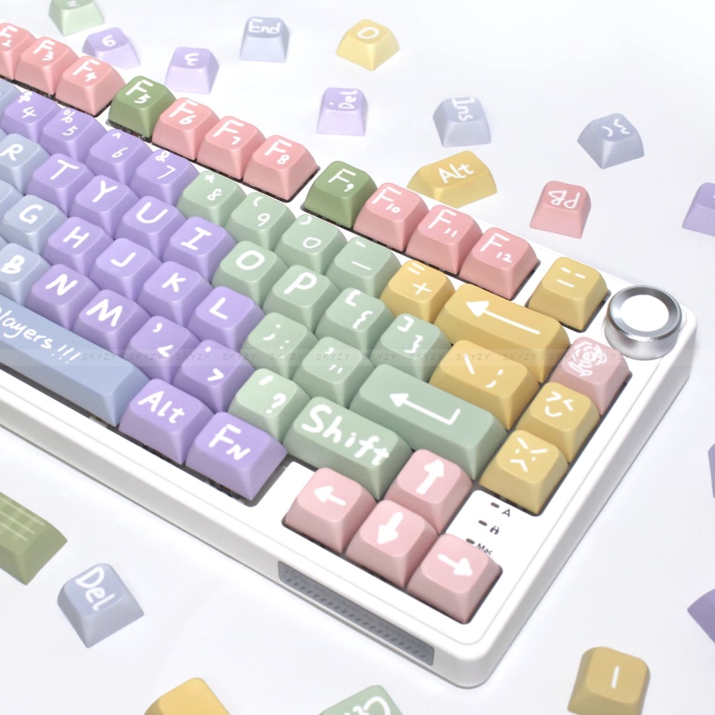 Dopamine Keycaps XDA Profile Màu Sắc PBT DYE SUB Bàn Phím Cơ Keycap