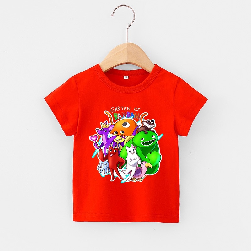 Áo thun trẻ em RAINBOW FRIENDS 3D 2, 8 màu áo, đầy đủ size có big size, áo thun cho bé Cotton, Màu khác nhắn shop