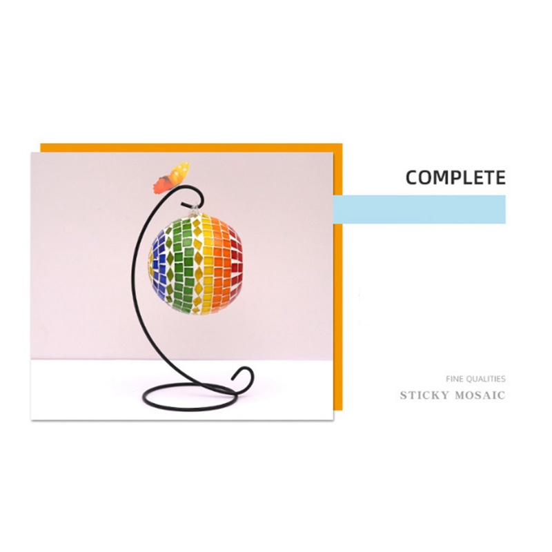 Bình Hoa Thủy Tinh Có Dây Treo Hình Lồng Đèn Khảm mosaic Giáo Dục Sáng Tạo diy