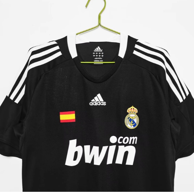 2008 / 09 Mùa real madrid jersey retro Sân Khách