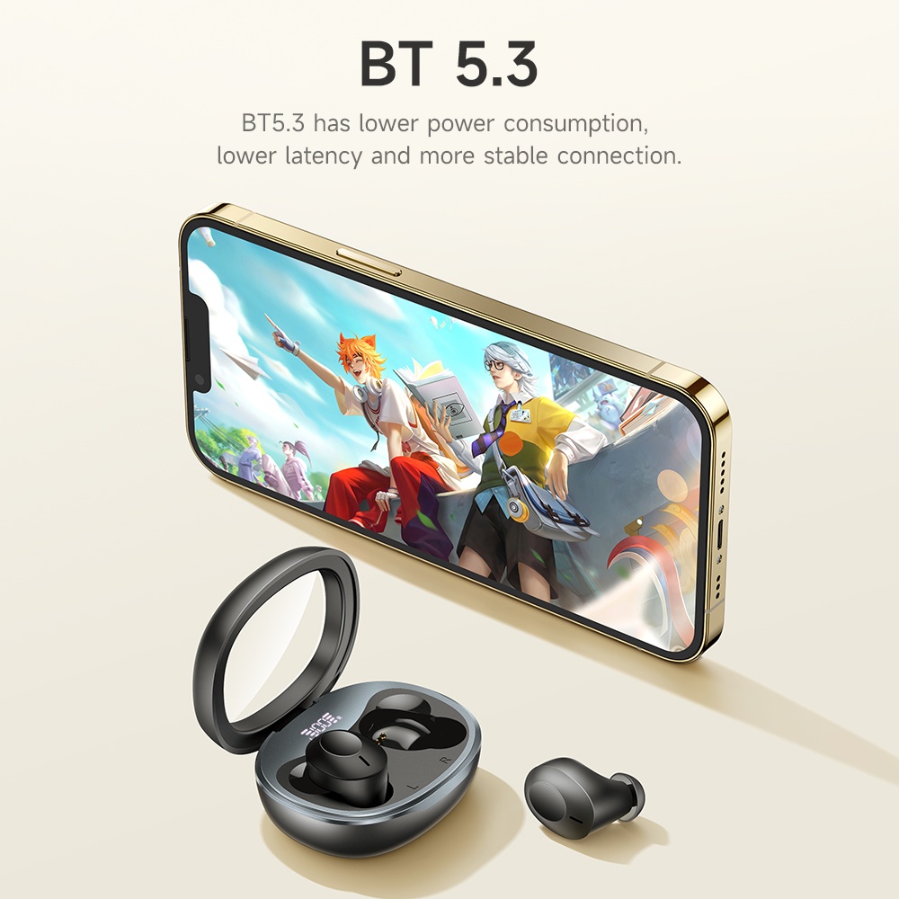 Tai nghe Bluetooth V5.3 Hoco EQ3 Nghe Nhạc 7h chính hãng
