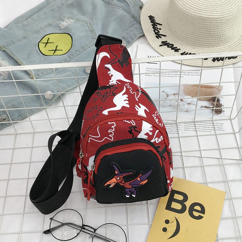 Túi Đeo Chéo Ngực Nhỏ Hình Khủng Long Thời Trang Cho Bé Trai