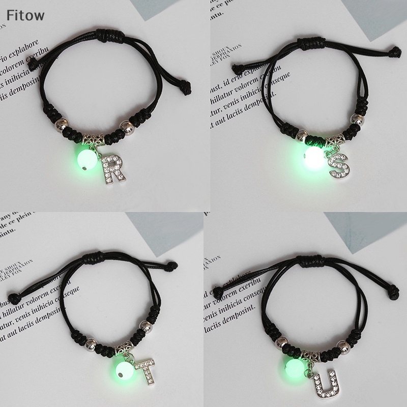 Ftw Vòng Tay Dây Xích Dạ Quang Chữ Cái Ath-z Phát Sáng Trong Bóng Tối Có Thể Điều Chỉnh Thời Trang Làm Quà Tặng Tình Bạn Cho Cặp Đôi Nam Nữ