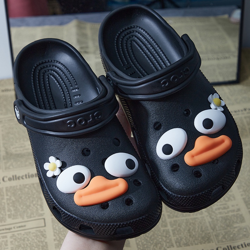 Thời Trang Phụ Kiện Ghim Trang Trí Giày Dép Crocs jibbitz Hình Hoa Hướng Dương Mắt Vịt Quyến Rũ Cho Nữ charms