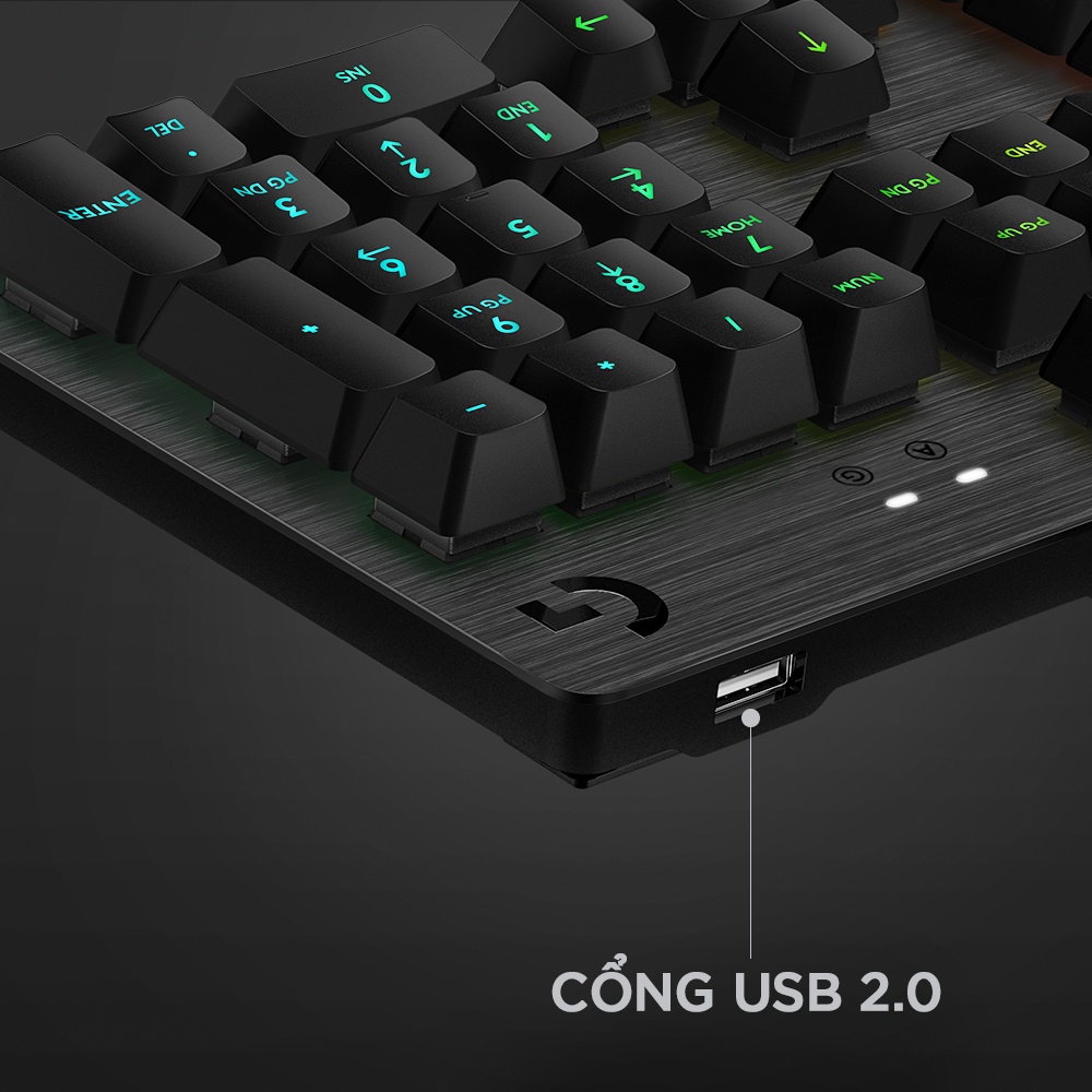 Bàn phím cơ Logitech G512 Carbon RGB - RGB Lightsync