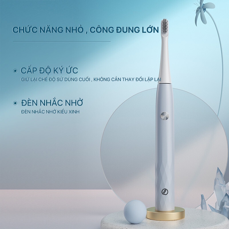 【Quả Tặng】Bàn chải điện Sonic BOMIDI T501 3 chế độ