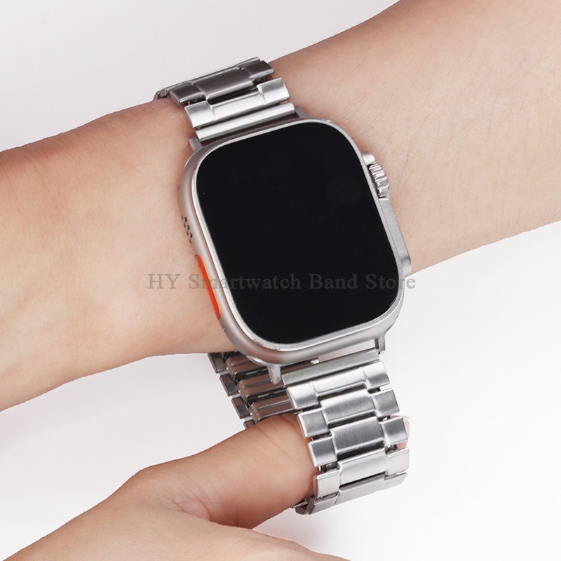 Dây Đeo Đồng Hồ Thay Thế Bằng Thép Không Gỉ Co Giãn 22mm Cho Nam Và Nữ