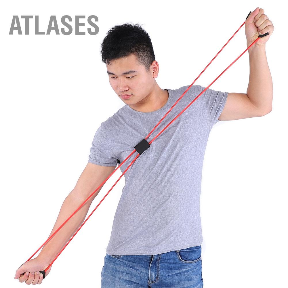 Atlases Dây cao su đàn hồi kháng lực Huấn luyện dây tập thể dục Bài cho phòng Yoga